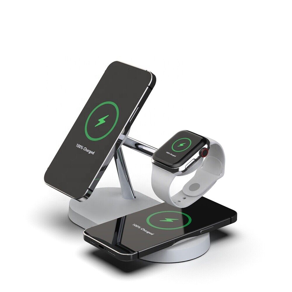 3-in-1 Wireless Magsafe Charger Stand