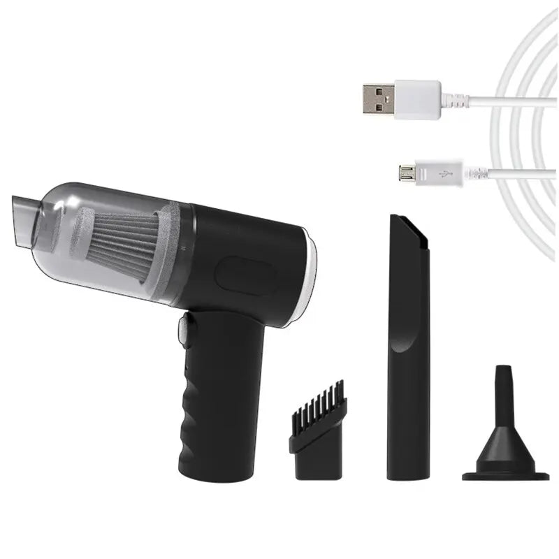 9000Pa Wireless Car Vacuum Cleaner USB Charging 1200mAh